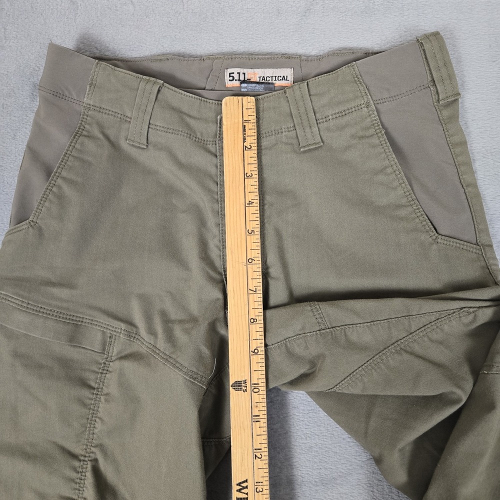 5.11 Tactical Apex Pants Mens 30x34 Olive Green Cargo Work Trousers 74434 - Picture 8 of 11